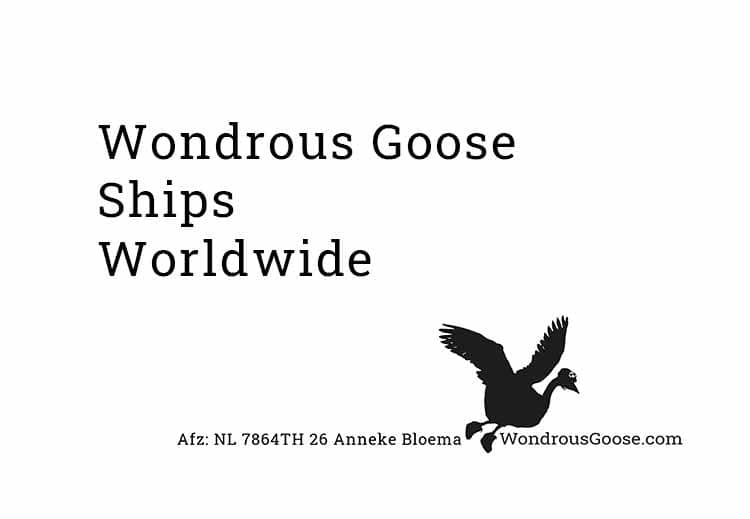 Wondrous goose Ships worldwide