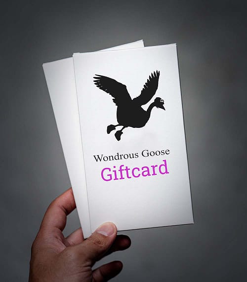 wondrous goose gift card